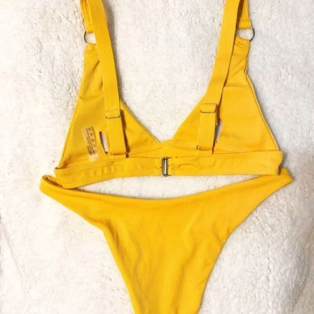 New Yellow Bikini Set